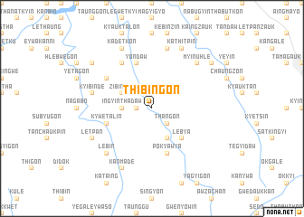 map of Thibingon