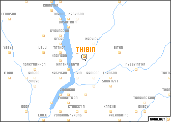 map of Thibin