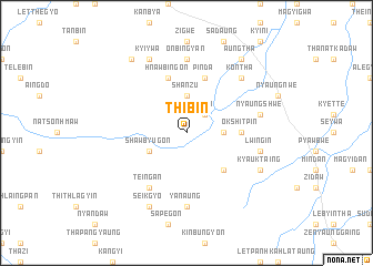 map of Thibin