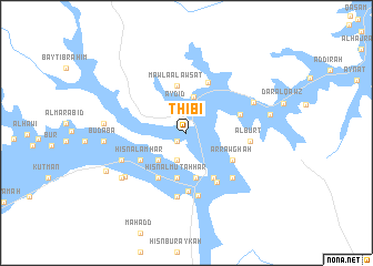 map of Thibī