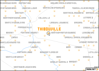 map of Thibouville