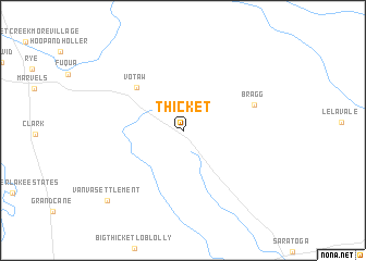 map of Thicket