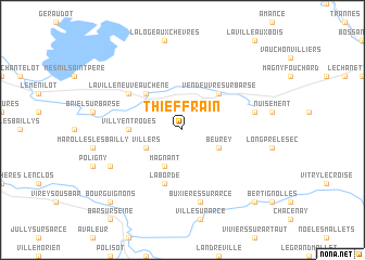 map of Thieffrain