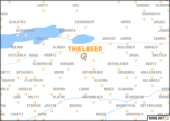 map of Thielbeer