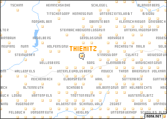 map of Thiemitz
