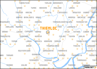 map of Thiêm Lộc