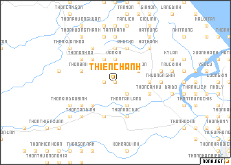 map of Thiên Chánh