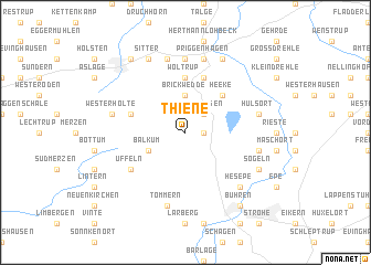 map of Thiene