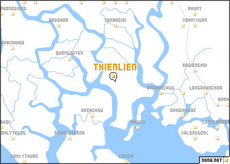 map of Thiền Liền