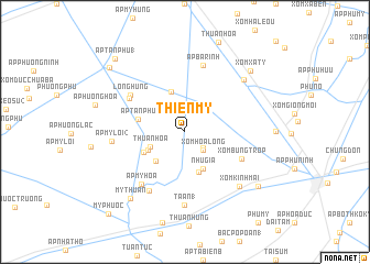 map of Thiên Mỹ