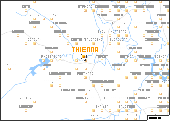 map of Thiện Na