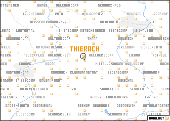 map of Thierach