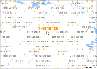 map of Thierbach