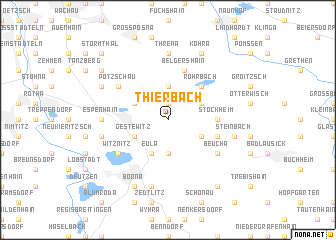 map of Thierbach