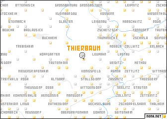 map of Thierbaum