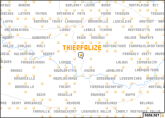 map of Thierfalize