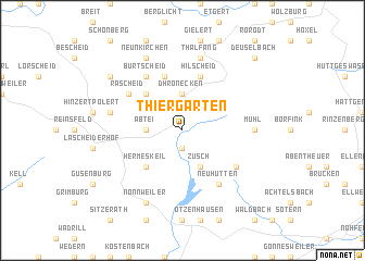 map of Thiergarten