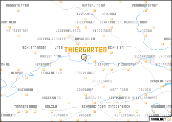 map of Thiergarten