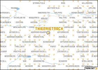 map of Thiermietnach