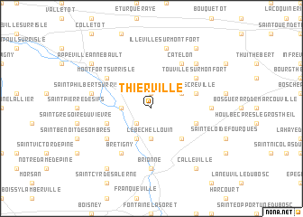 map of Thierville