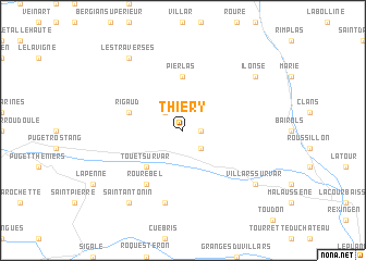 map of Thiéry