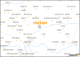 map of Thießen