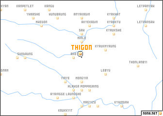 map of Thigon