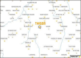 map of Thigon