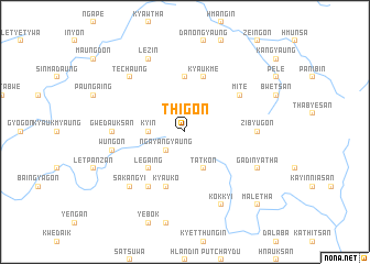 map of Thigon