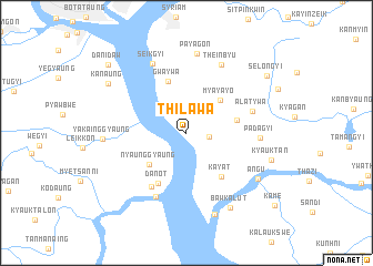 map of Thilawa