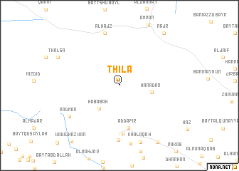 map of Thilā