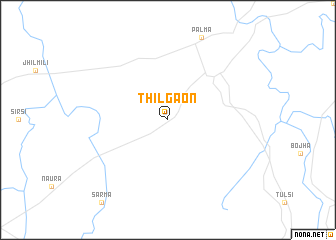 map of Thilgaon