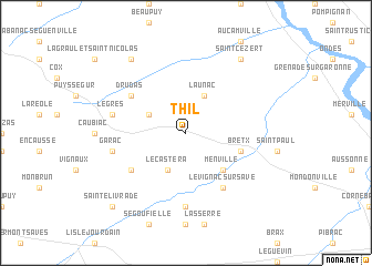 map of Thil