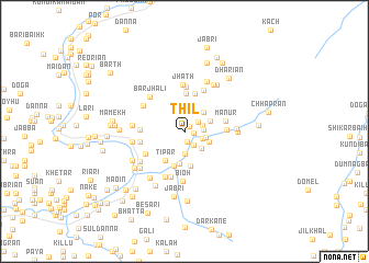 map of Thil