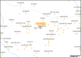 map of Thimād