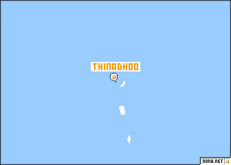 map of Thinadhoo