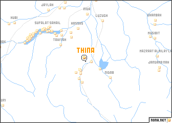 map of Thināʼ