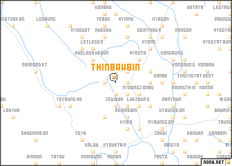 map of Thinbawbin