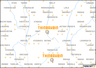 map of Thinbawbin