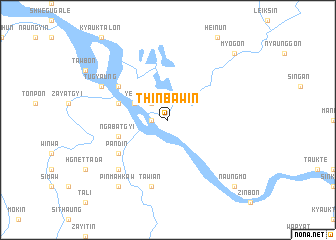 map of Thinbawin