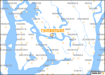 map of Thinbondan