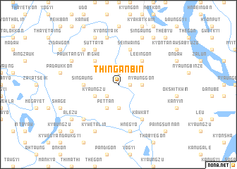 map of Thinganbin