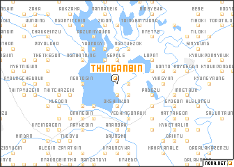 map of Thinganbin
