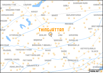 map of Thing Jattān