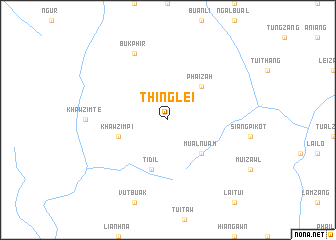 map of Thinglei
