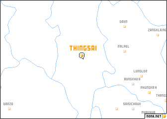 map of Thingsai