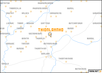 map of Thion Lâm Nho