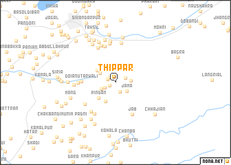 map of Thippar