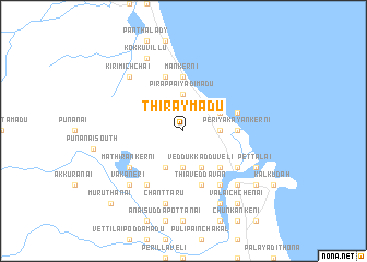 map of Thiraymadu