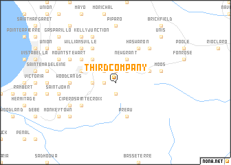 map of Third Company